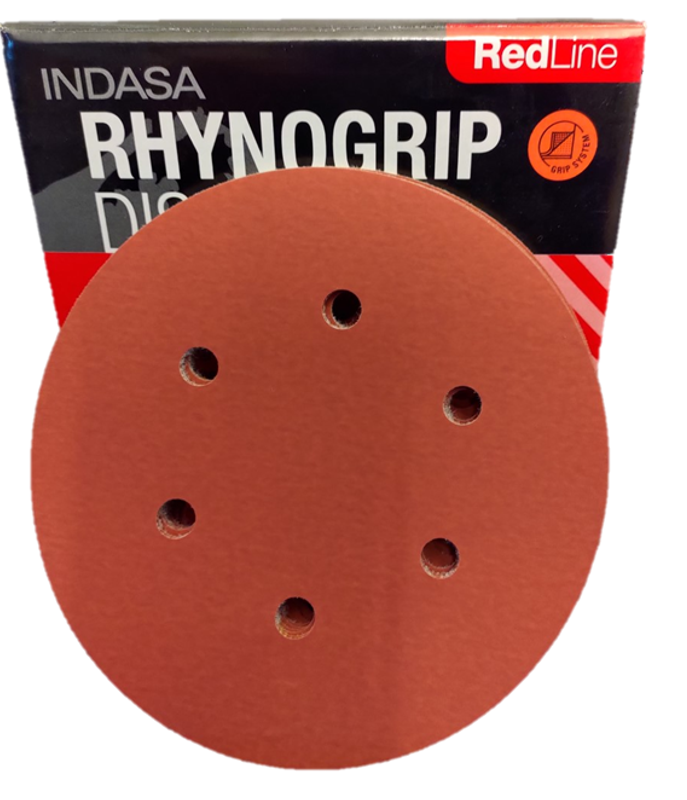 Hovedbilde Rhynogrip RedLine 150mm 6H 50pk sliperondell